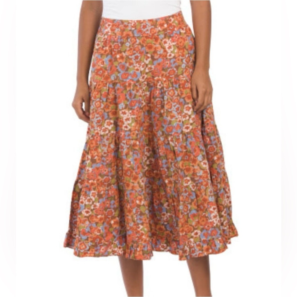 Floral Maxi Skirt House of Harlow